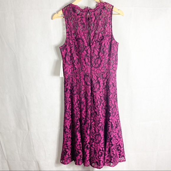 Eliza J fit and flare lace sleeveless dress Size 10 - Picture 5 of 13